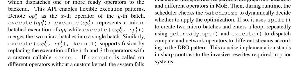 Figure 2: DBOとTokenweaveの実行順序を定義するためのDynaFlow APIの使用例です。